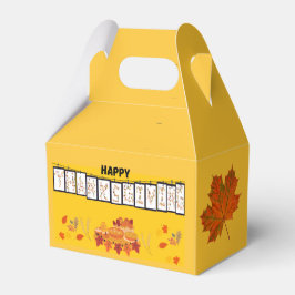 KC感謝祭お願いボックス – 黄色 フェイバーボックス