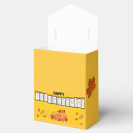 KC黄色の感謝祭テントボックス フェイバーボックス