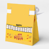 KC黄色の感謝祭テントボックス フェイバーボックス (裏面サイド)