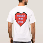 KC ラブ Tシャツ (裏面)