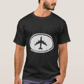 Kc – 一三五ストラトタンカー給油飛行機動揺して tシャツ (正面)