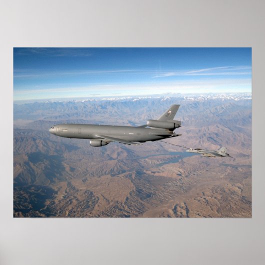 KC-10エクステンダーおよびFA 18ホーネット ポスター (正面)