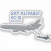KC-10ジェット戦闘機への燃料補給 シール (正面)