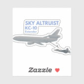 KC-10ジェット戦闘機への燃料補給 シール (シート)