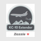 KC-10空中給油F-22 シール (シート)