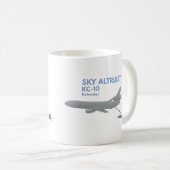 KC-10飛行機給油 コーヒーマグカップ (正面右)