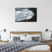 KC-135からF-22遠くに Raptorバンク キャンバスプリント (インサイチュ (寝室))