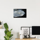 KC-135からF-22遠くに Raptorバンク ポスター (ホームオフィス)