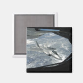 KC-135からF-22遠くに Raptorバンク マグネット (正面/裏面)