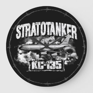 KC-135ストラトタンカーアクリル壁時計 ラージ壁時計