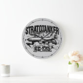 KC-135ストラトタンカーアクリル壁時計 ラージ壁時計 (ホーム)