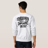 KC-135ストラトタンカーメンズベーシックTシャツ スウェットシャツ (裏面フル)