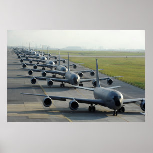 KC-135ストラトタンカー航空機 ポスター