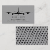 KC-135整合パターン付きストラトタンカーパイロット 名刺 (正面/裏面)