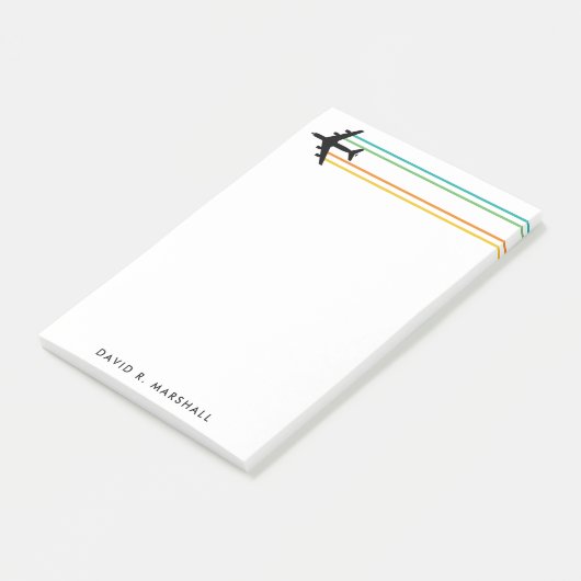 KC-135燃料補給ジェットストライプの名前をカスタムするメモ帳 ポストイット (アングル)