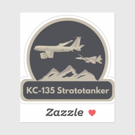 KC-135空中給油F-15 シール (シート)