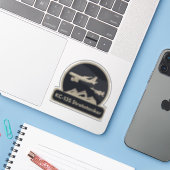 KC-135空中給油F-15 シール (ノートパソコンとiPhone)