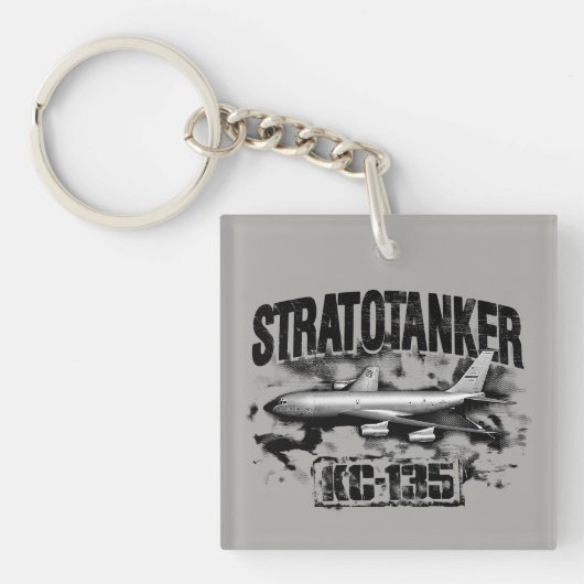 KC-135 StratotankerのアクリルKeychain キーホルダー (正面)