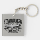 KC-135 StratotankerのアクリルKeychain キーホルダー (裏面)