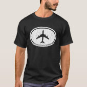 KC 135 Stratotanker Refueling Airplane Distressed Tシャツ (正面)
