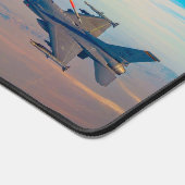KC-135RストラトタンカーおよびF-16C《鳥》ハヤブサ デスクマット (コーナー)