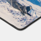 KC-135Rストラトタンカー及びF-22Aラプター デスクマット (コーナー)