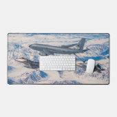 KC-135Rストラトタンカー及びF-22Aラプター デスクマット (キーボード&マウス)