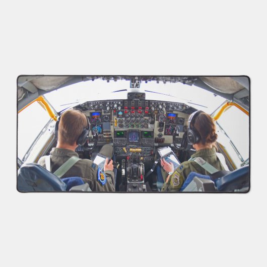 KC-135Rストラトタンカー操縦機 デスクマット (正面)