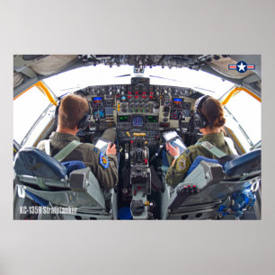 KC-135Rストラトタンカー操縦機 ポスター