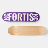 KC FORTIS スケートボード 7¾" デッキ (横)