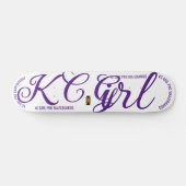 KC GIRL スケートボード (横)