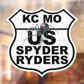 KC MO支部 - デカル章ロゴ ウィンドウサイン (シート2)