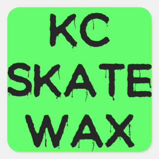 kc skate waxロゴスタンプ スクエアシール