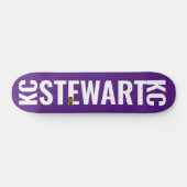 KC STEWART スケートボード 7¾インチデッキ (横)