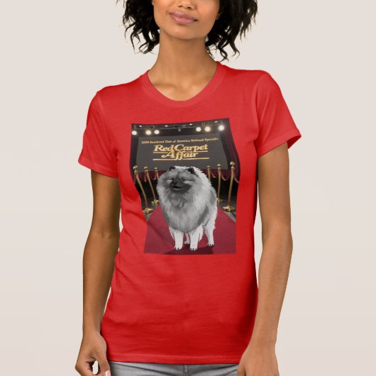 KCA 2026 Keeshond National Women's T-Shirt Tシャツ (正面)