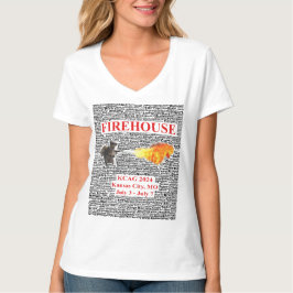 KCAG 2024の女性の爆竹と友人 Tシャツ