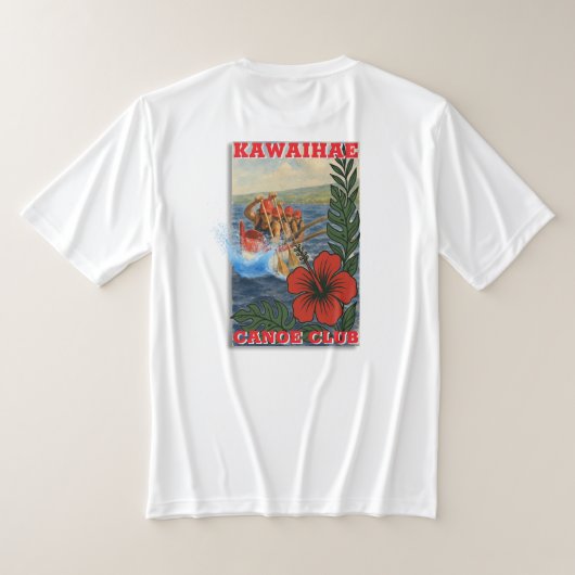 KCCパドリングユニセックスシャツ Tシャツ (レイダウン裏面)