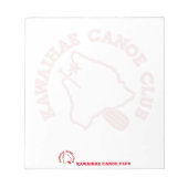 KCC (Dayed Backdrop)メモ帳 ノートパッド (正面)