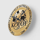 KCOF ラウンド壁時計 (傾斜)