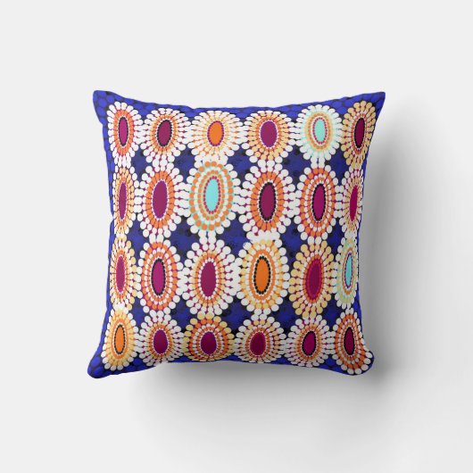 KCSによる多くの点の宝石の調子の枕 クッション (裏面)