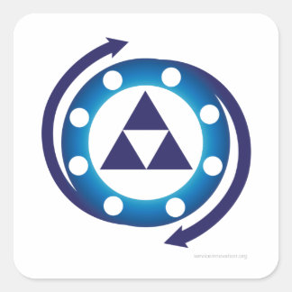 KCSダブルループステッカー スクエアシール