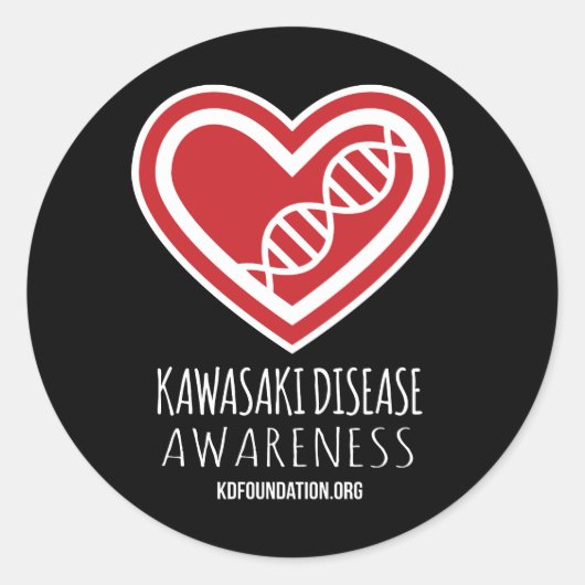 KDステッカー ラウンドシール (正面)