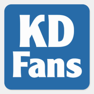 KDFansのステッカー スクエアシール