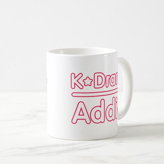 KDramaの常習者 コーヒーマグカップ (正面右)