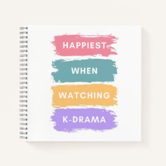 Kdrama Colorful Minimal Typography Korean Drama No ノートブック