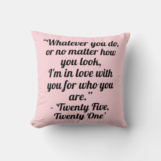 kdrama (korean drama) love quotes クッション (正面)