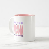 Kdrama Lover Coffee Mug Gift Pink Typography ツートーンマグカップ (正面左)