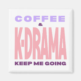 Kdrama Lover Magnet Coffee Lover Korean Drama Gift マグネット