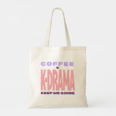 Kdrama Tote Bag | Coffee Lover K-drama Fan Gift トートバッグ (裏面)