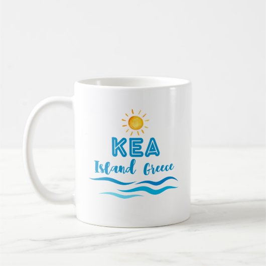 KEAアイランドギリシャ コーヒーマグカップ (左)